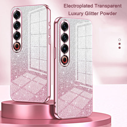Meizu 18 Luxury Glitter Gradient Powder Electroplated Case with Advanced Protection and Style