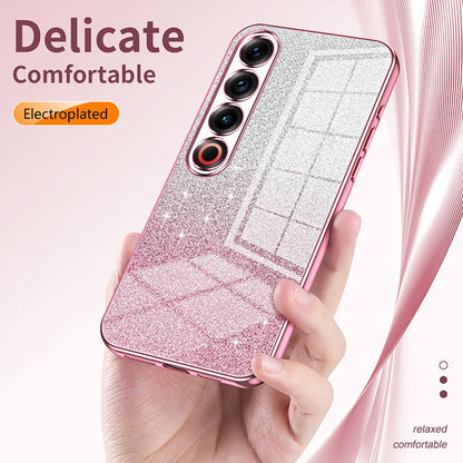Meizu 18 Luxury Glitter Gradient Powder Electroplated Case with Advanced Protection and Style