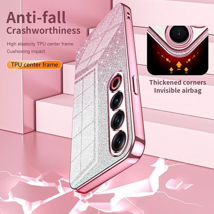 Meizu 21 Note Luxury Glitter Gradient Powder Electroplated Case with Advanced Protection and Style