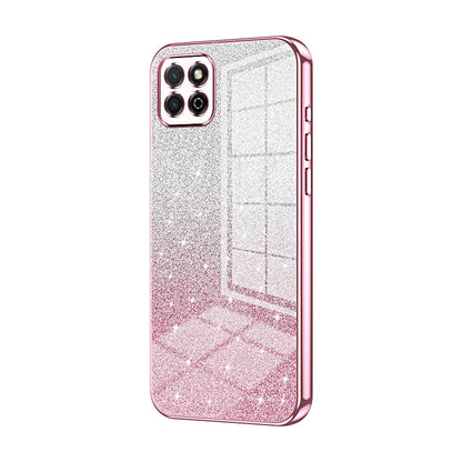 Honor Play 20 4G Luxury Glitter Gradient Powder Electroplated Case with Advanced Protection and Style
