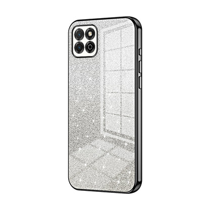 Honor Play 20 4G Luxury Glitter Gradient Powder Electroplated Case with Advanced Protection and Style