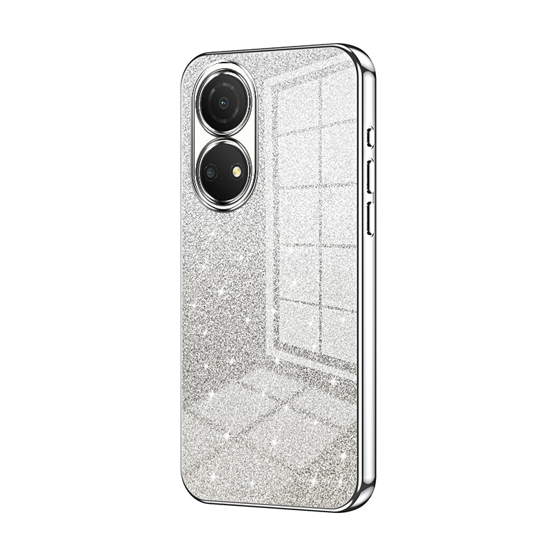 Honor Play 30 Plus Luxury Glitter Gradient Powder Electroplated Case with Advanced Protection and Style