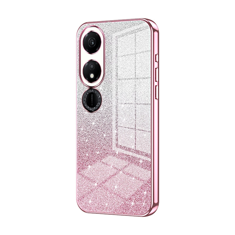 Honor Play 40 Luxury Glitter Gradient Powder Electroplated Case with Advanced Protection and Style