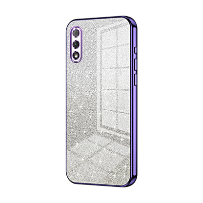 Honor 9X Luxury Glitter Gradient Powder Electroplated Case with Advanced Protection and Style