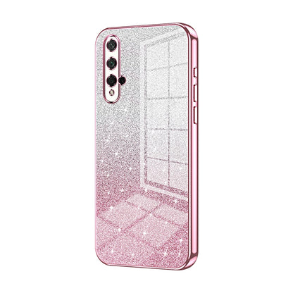 Honor 20 Luxury Glitter Gradient Powder Electroplated Case with Advanced Protection and Style
