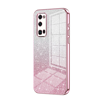 Honor 30 Pro+ Luxury Glitter Gradient Powder Electroplated Case with Advanced Protection and Style