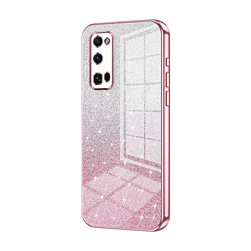 Honor 30 Pro Luxury Glitter Gradient Powder Electroplated Case with Advanced Protection and Style