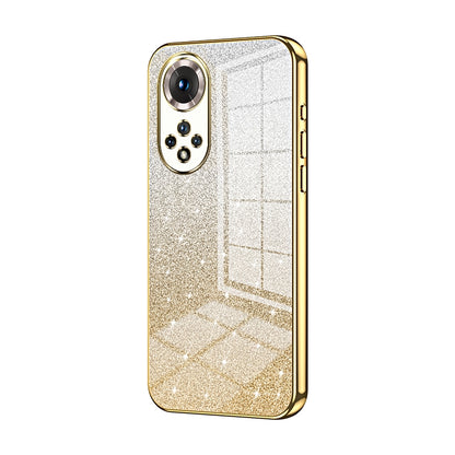 Honor 50 Luxury Glitter Gradient Powder Electroplated Case with Advanced Protection and Style