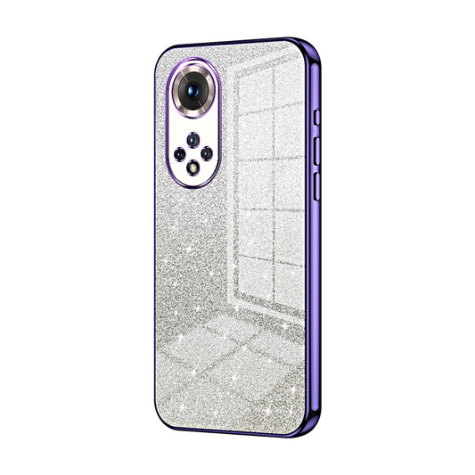 Honor 50 Pro Luxury Glitter Gradient Powder Electroplated Case with Advanced Protection and Style