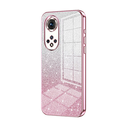 Honor 50 Pro Luxury Glitter Gradient Powder Electroplated Case with Advanced Protection and Style