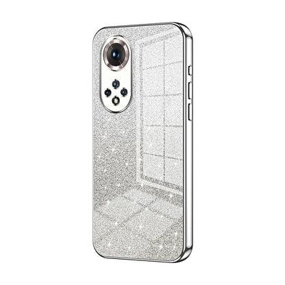 Honor 50 Pro Luxury Glitter Gradient Powder Electroplated Case with Advanced Protection and Style