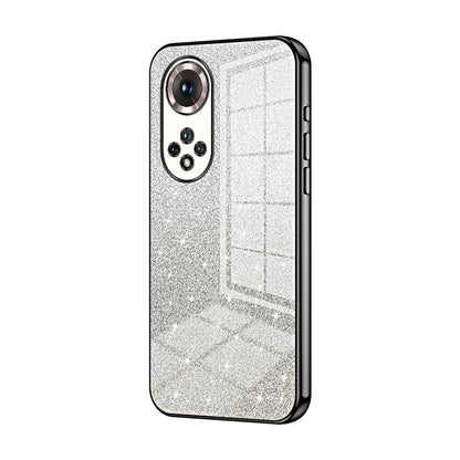 Honor 50 Pro Luxury Glitter Gradient Powder Electroplated Case with Advanced Protection and Style