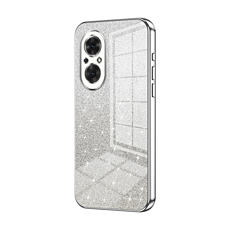 Honor 50 SE Luxury Glitter Gradient Powder Electroplated Case with Advanced Protection and Style