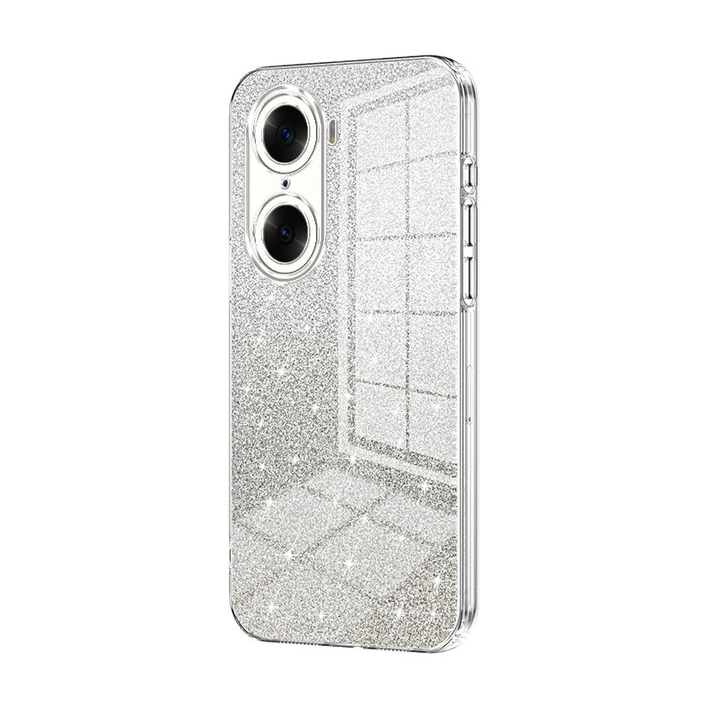 Honor 60 Luxury Glitter Gradient Powder Electroplated Case with Advanced Protection and Style