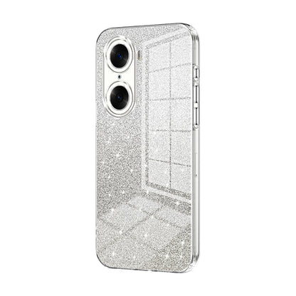 Honor 60 Luxury Glitter Gradient Powder Electroplated Case with Advanced Protection and Style