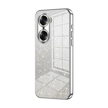 Honor 60 Luxury Glitter Gradient Powder Electroplated Case with Advanced Protection and Style