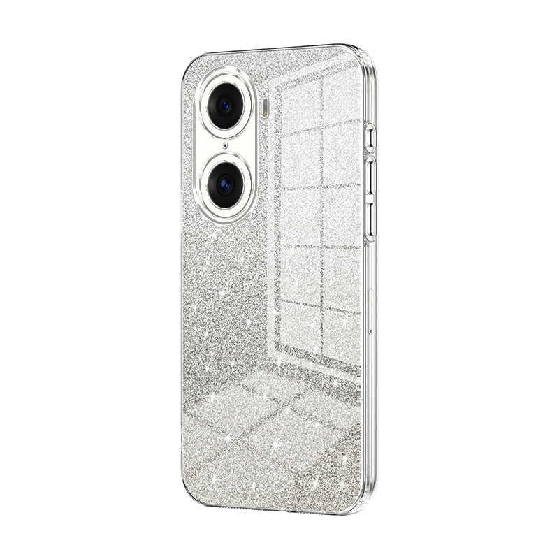 Honor 60 Pro Luxury Glitter Gradient Powder Electroplated Case with Advanced Protection and Style