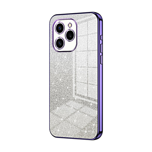 Honor 60 SE Luxury Glitter Gradient Powder Electroplated Case with Advanced Protection and Style