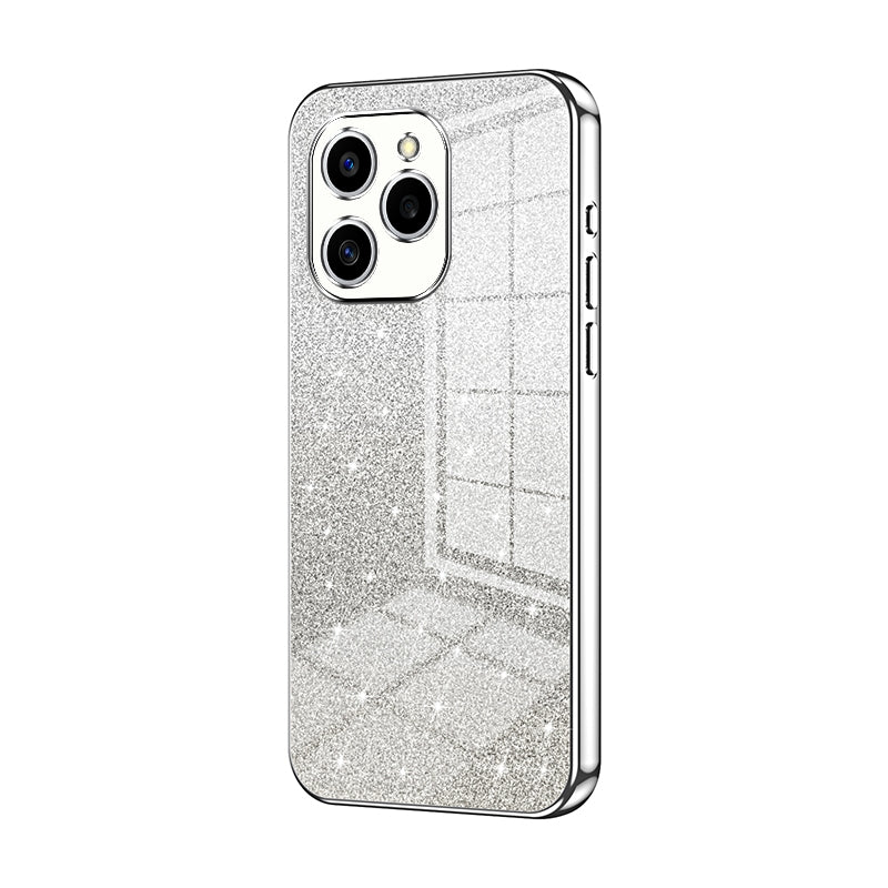 Honor 60 SE Luxury Glitter Gradient Powder Electroplated Case with Advanced Protection and Style