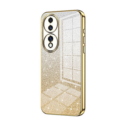 Honor 70 Luxury Glitter Gradient Powder Electroplated Case with Advanced Protection and Style