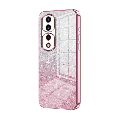 Honor 70 Pro+ Luxury Glitter Gradient Powder Electroplated Case with Advanced Protection and Style