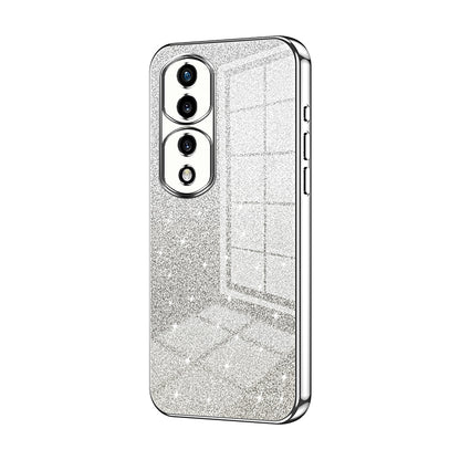 Honor 70 Pro+ Luxury Glitter Gradient Powder Electroplated Case with Advanced Protection and Style
