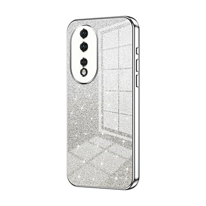 Honor 80 Luxury Glitter Gradient Powder Electroplated Case with Advanced Protection and Style