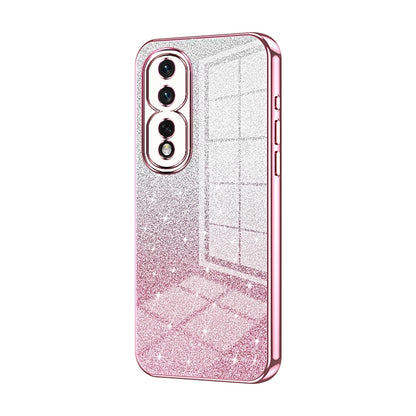 Honor 80 Pro Luxury Glitter Gradient Powder Electroplated Case with Advanced Protection and Style
