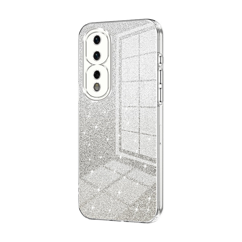 Honor 80 Pro Luxury Glitter Gradient Powder Electroplated Case with Advanced Protection and Style