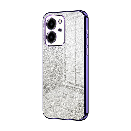 Honor 80 SE Luxury Glitter Gradient Powder Electroplated Case with Advanced Protection and Style