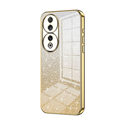 Honor 90 Luxury Glitter Gradient Powder Electroplated Case with Advanced Protection and Style