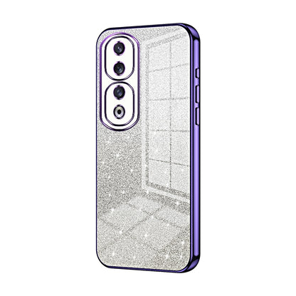 Honor 90 Pro Luxury Glitter Gradient Powder Electroplated Case with Advanced Protection and Style