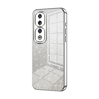 Honor 90 Pro Luxury Glitter Gradient Powder Electroplated Case with Advanced Protection and Style
