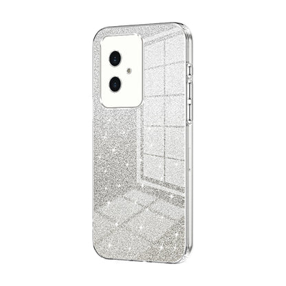 Honor 100 Luxury Glitter Gradient Powder Electroplated Case with Advanced Protection and Style