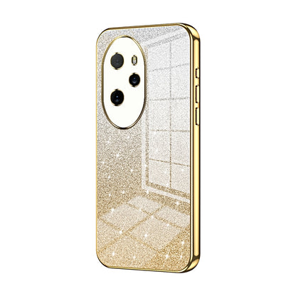 Honor 100 Pro Luxury Glitter Gradient Powder Electroplated Case with Advanced Protection and Style