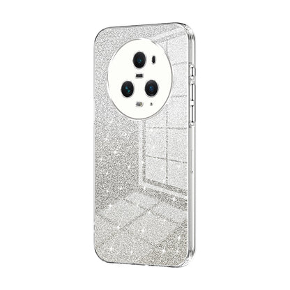 Honor Magic5 Pro Luxury Glitter Gradient Powder Electroplated Case with Advanced Protection and Style