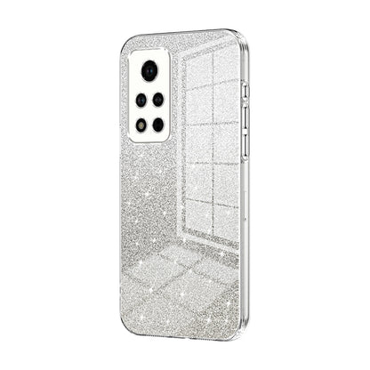 Honor V40 Luxury Glitter Gradient Powder Electroplated Case with Advanced Protection and Style