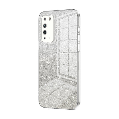 Honor X10 Luxury Glitter Gradient Powder Electroplated Case with Advanced Protection and Style