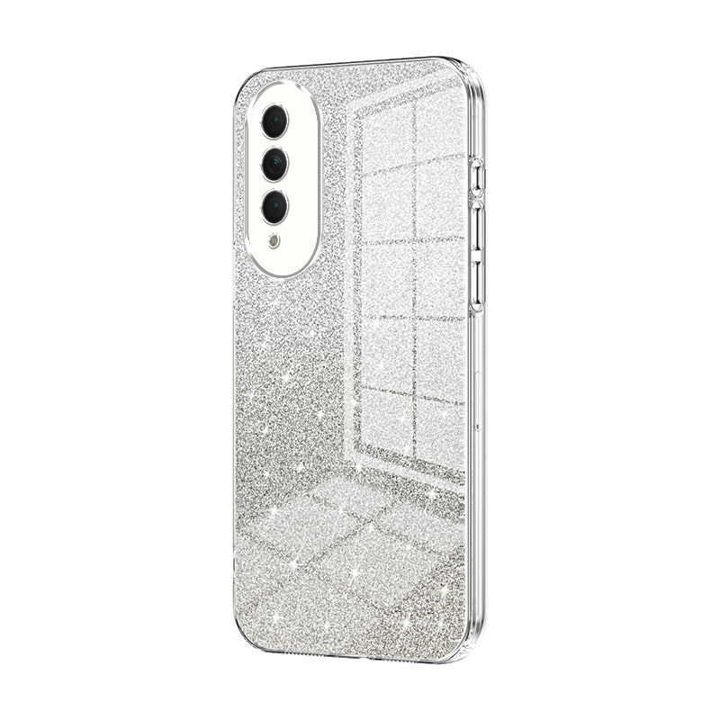 Honor X20 SE Luxury Glitter Gradient Powder Electroplated Case with Advanced Protection and Style
