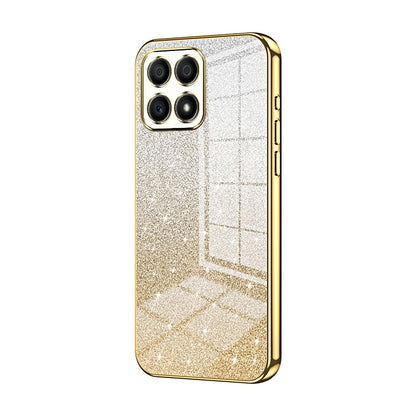 Honor X30i Luxury Glitter Gradient Powder Electroplated Case with Advanced Protection and Style