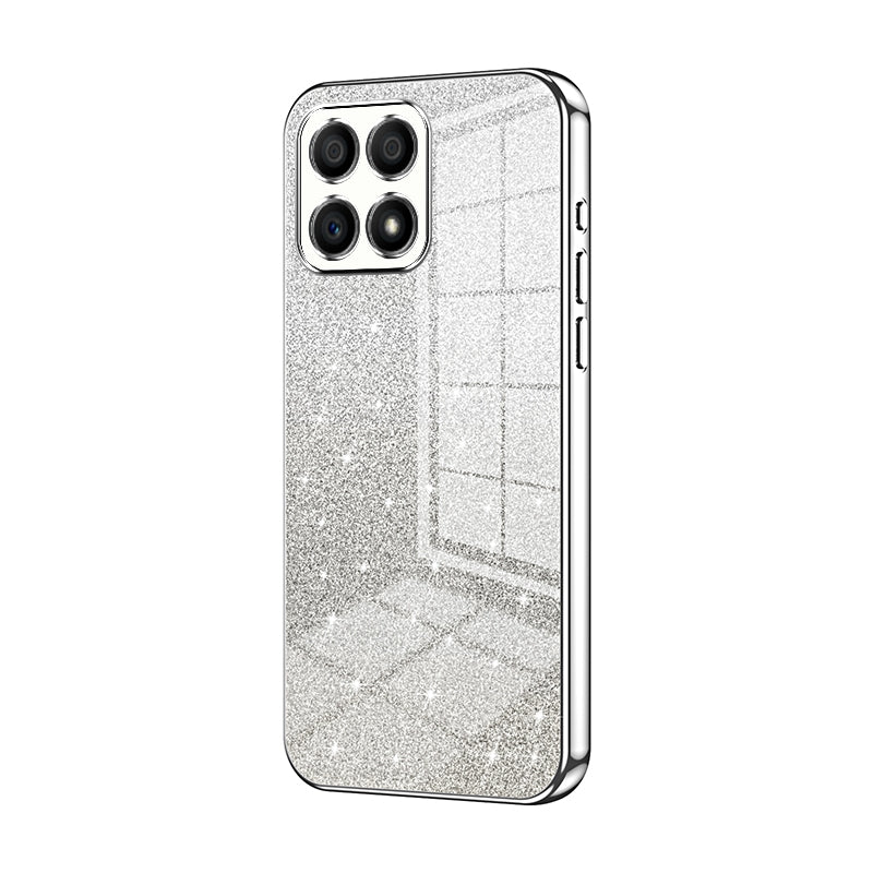 Honor X30i Luxury Glitter Gradient Powder Electroplated Case with Advanced Protection and Style