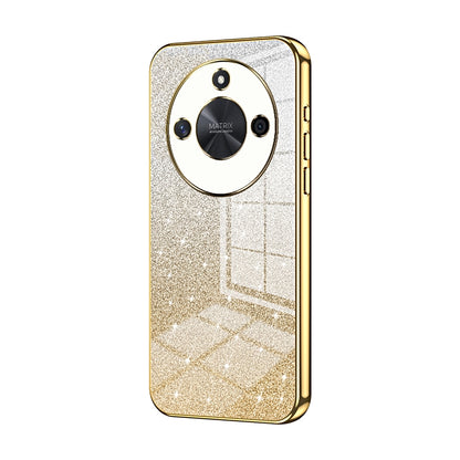 Honor X50 Luxury Glitter Gradient Powder Electroplated Case with Advanced Protection and Style