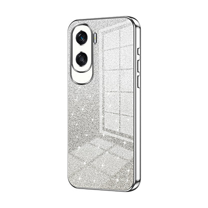 Honor X50i Luxury Glitter Gradient Powder Electroplated Case with Advanced Protection and Style