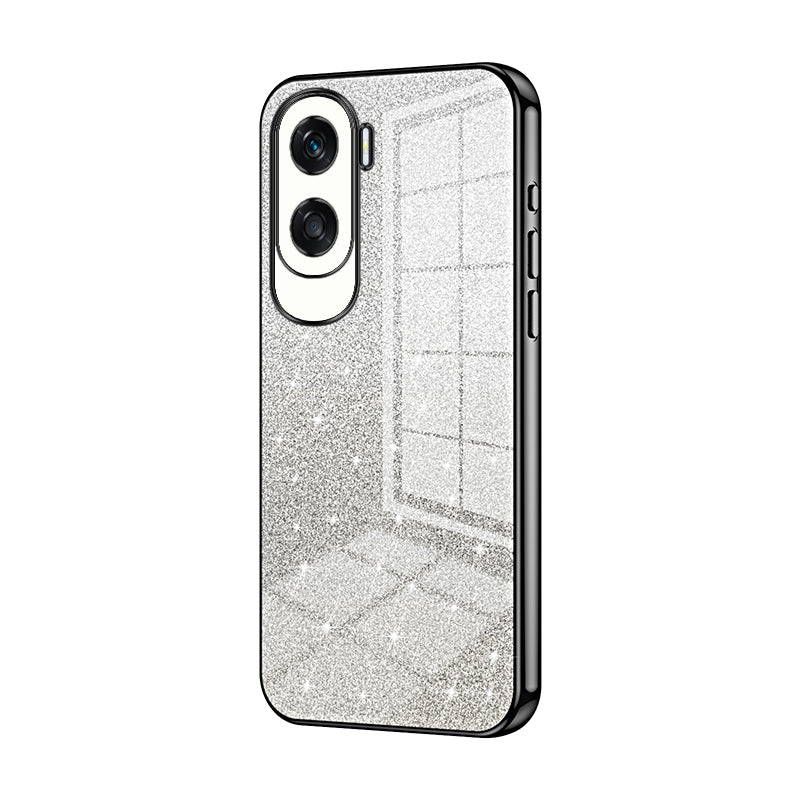 Honor X50i Luxury Glitter Gradient Powder Electroplated Case with Advanced Protection and Style