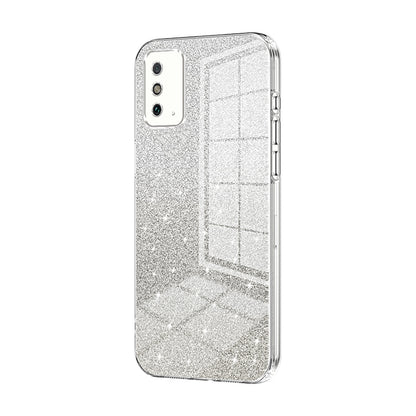 Honor X10 Max Luxury Glitter Gradient Powder Electroplated Case with Advanced Protection and Style