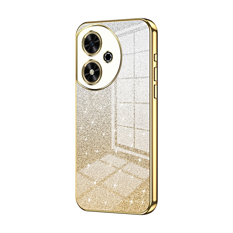 Honor Play 50 Luxury Glitter Gradient Powder Electroplated Case with Advanced Protection and Style