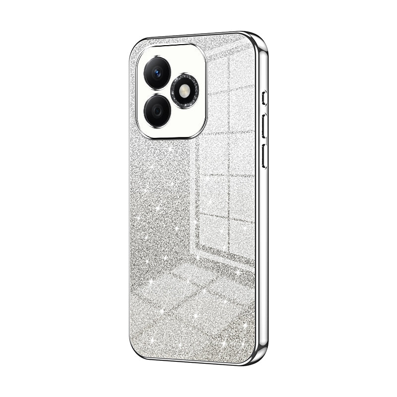Honor X60i Luxury Glitter Gradient Powder Electroplated Case with Advanced Protection and Style
