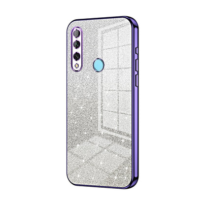Huawei P Smart Z Luxury Glitter Gradient Powder Electroplated Case with Advanced Protection and Style