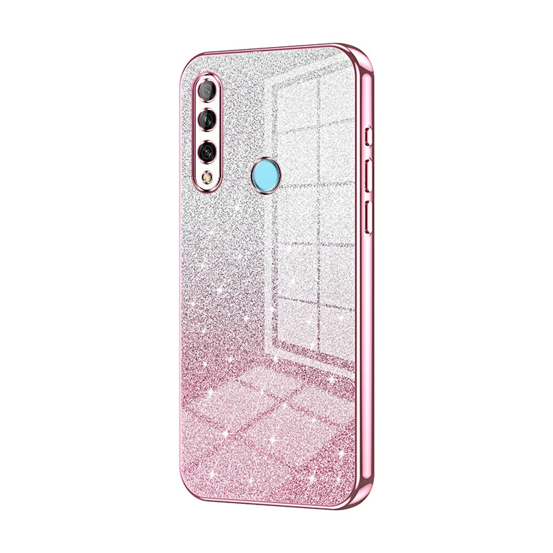 Huawei P Smart Z Luxury Glitter Gradient Powder Electroplated Case with Advanced Protection and Style
