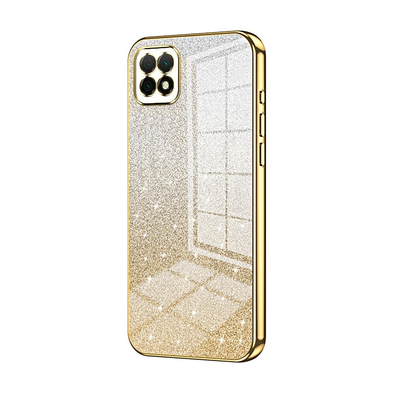Huawei Nova Y60 Luxury Glitter Gradient Powder Electroplated Case with Advanced Protection and Style